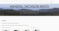 Desktop Screenshot of kendaljacksonbags.com